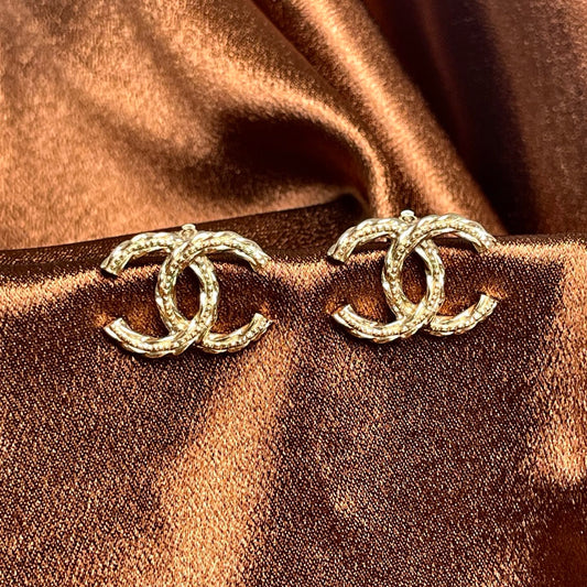 Chanel Coco Mark Braided Clip-On Earrings[Used]
