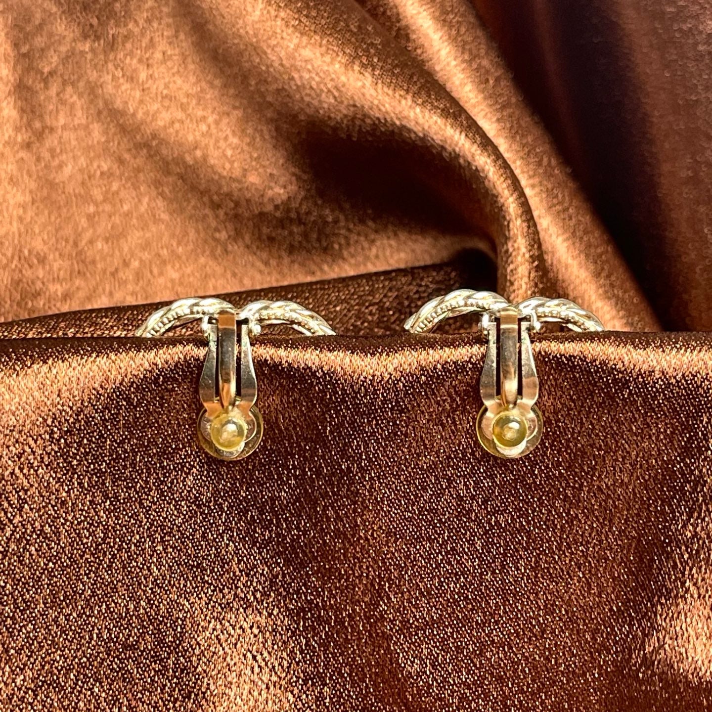 Chanel Coco Mark Braided Clip-On Earrings[Used]