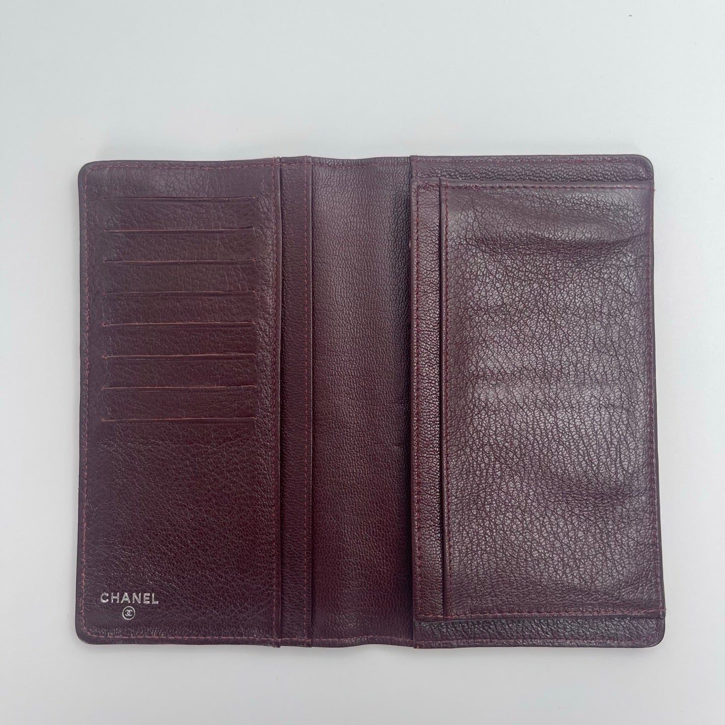 Chanel Black Bicolore Quilted Wallet[Used]