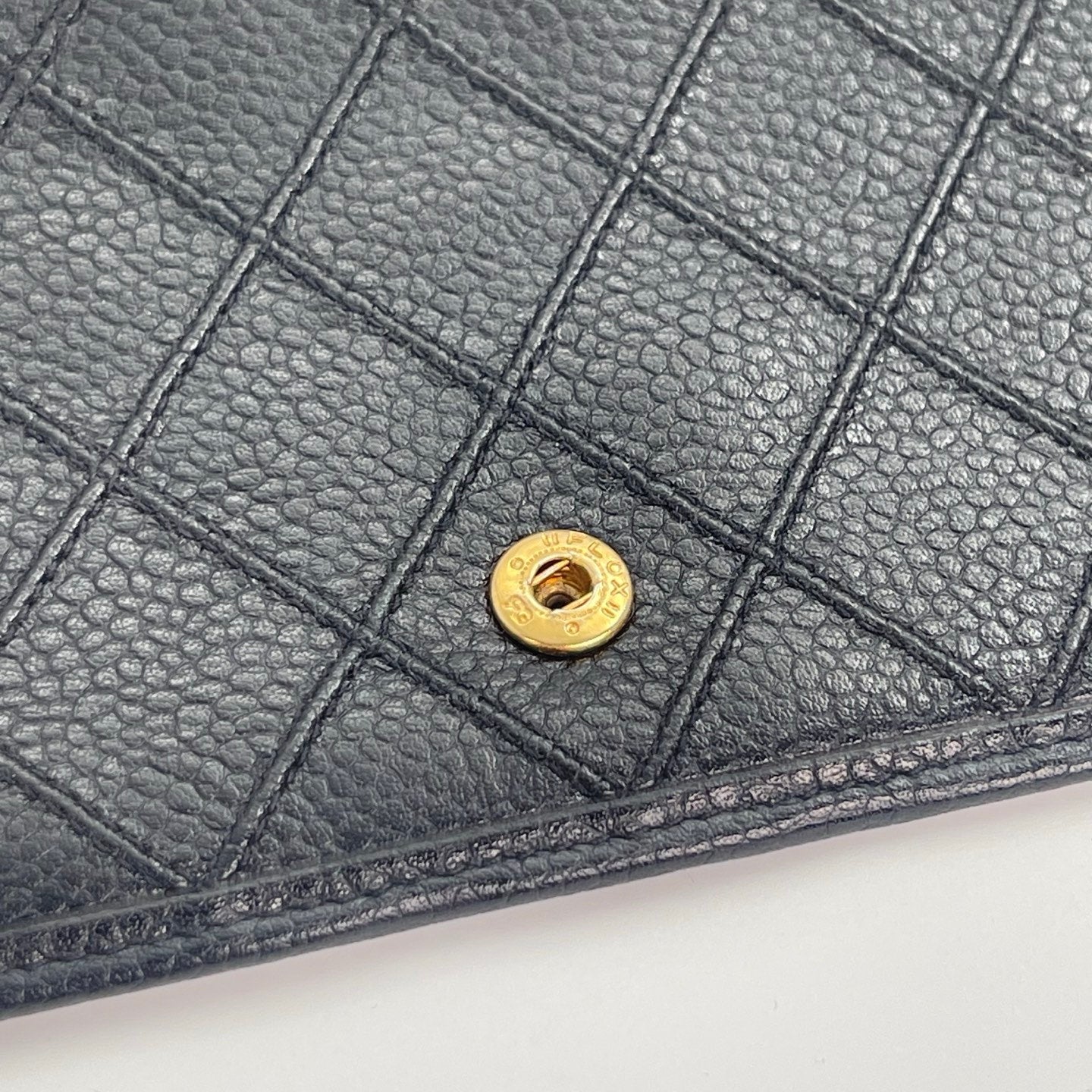 Chanel Black Long Wallet with Kiss-Lock Coin Purse[Used]