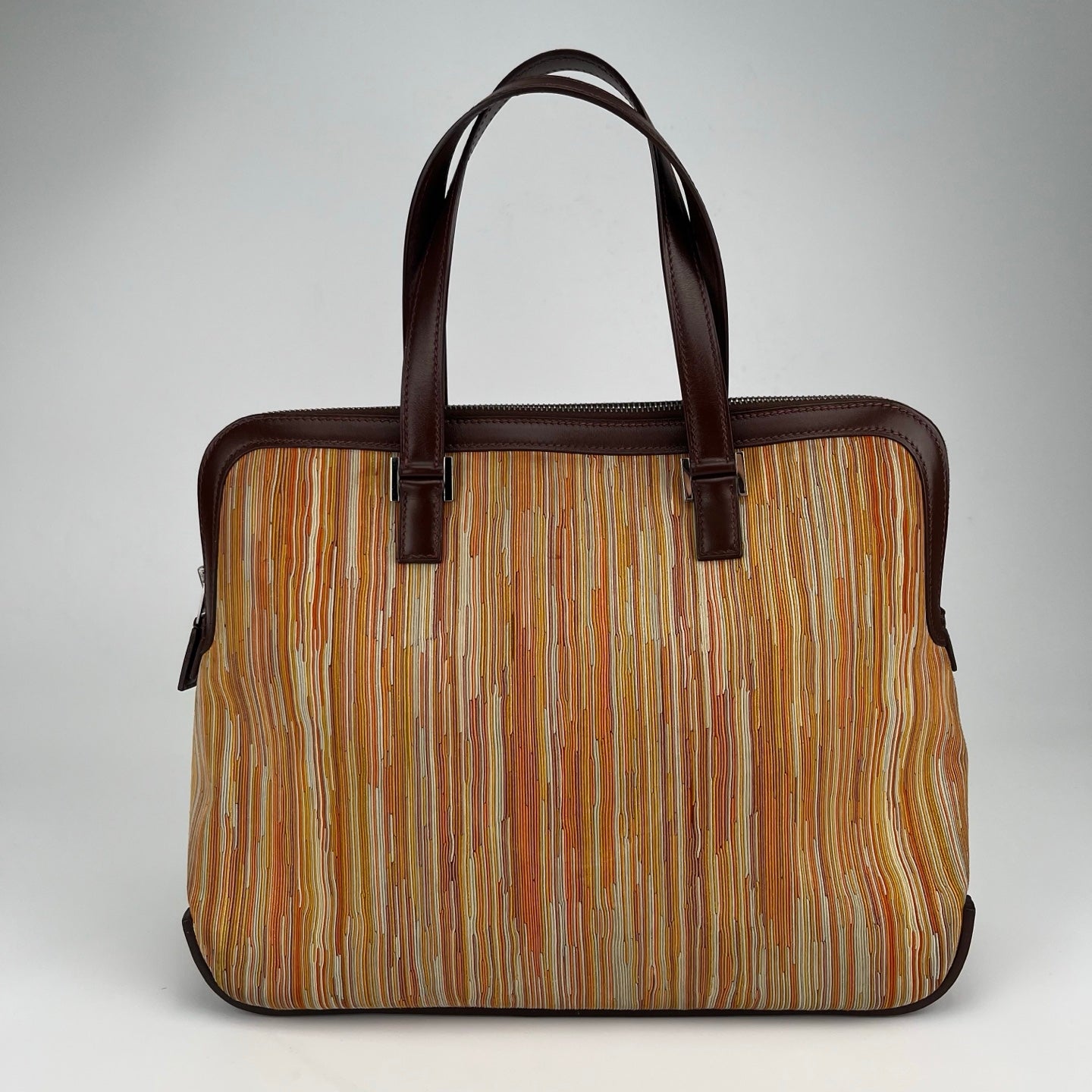 Hermès Orange Vibrato Escapade Tote Bag[Used]
