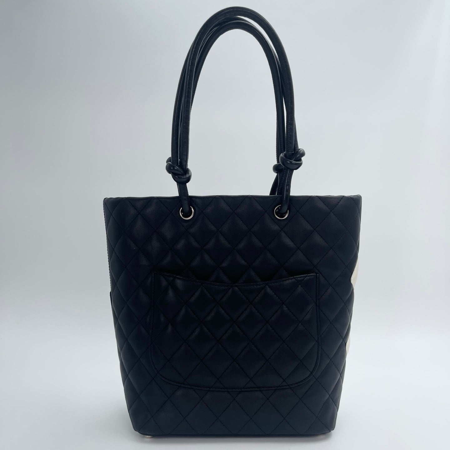 Chanel Cambon Ligne Small Tote – Black & White [Used]