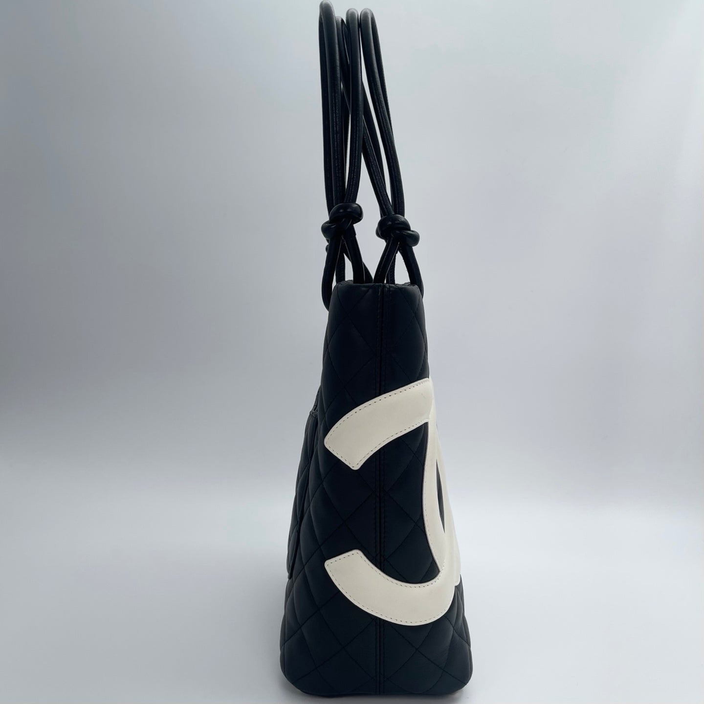 Chanel Cambon Ligne Small Tote – Black & White [Used]