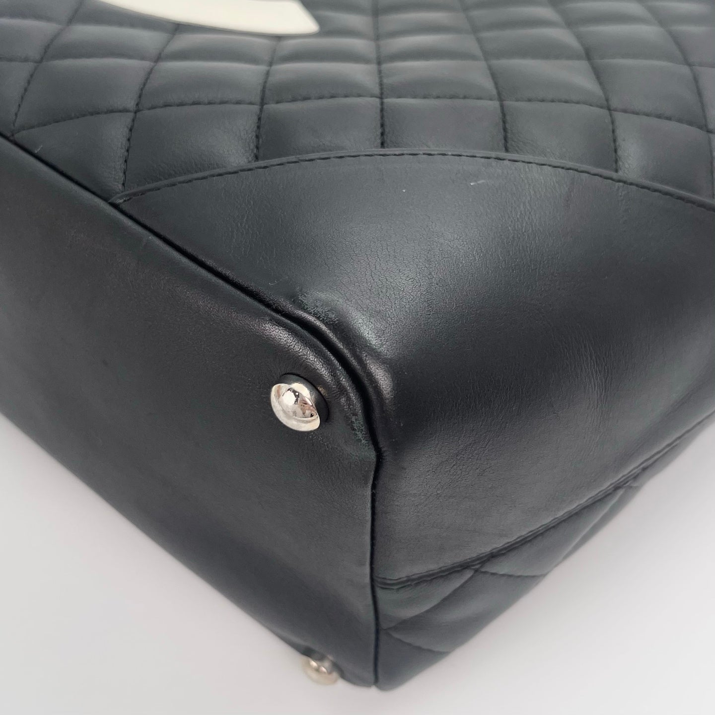 Chanel Cambon Ligne Small Tote – Black & White [Used]