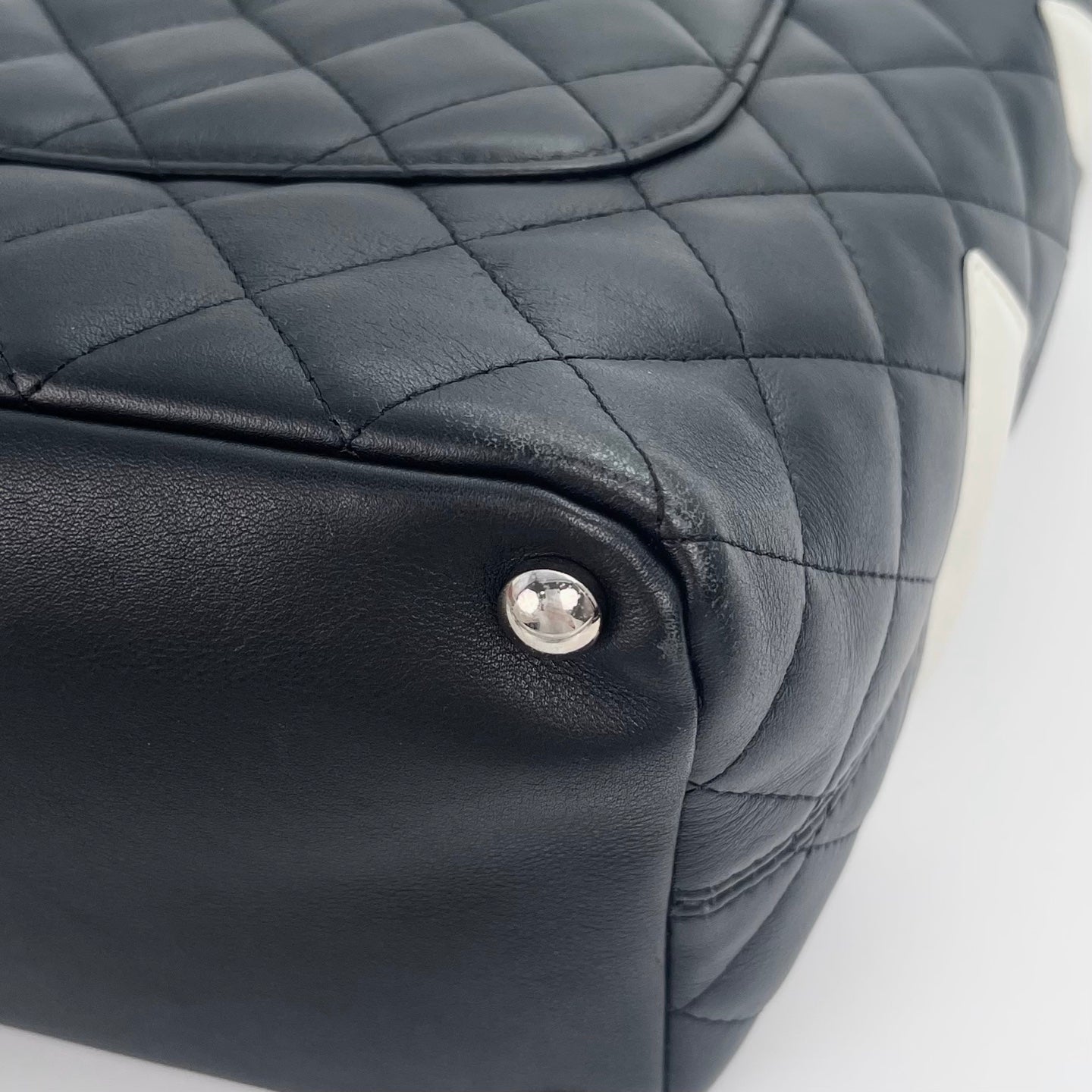 Chanel Cambon Ligne Small Tote – Black & White [Used]