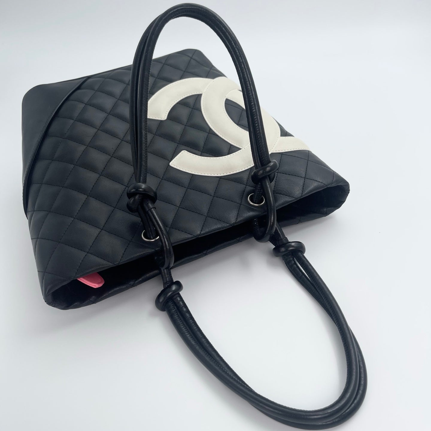 Chanel Cambon Ligne Small Tote – Black & White [Used]
