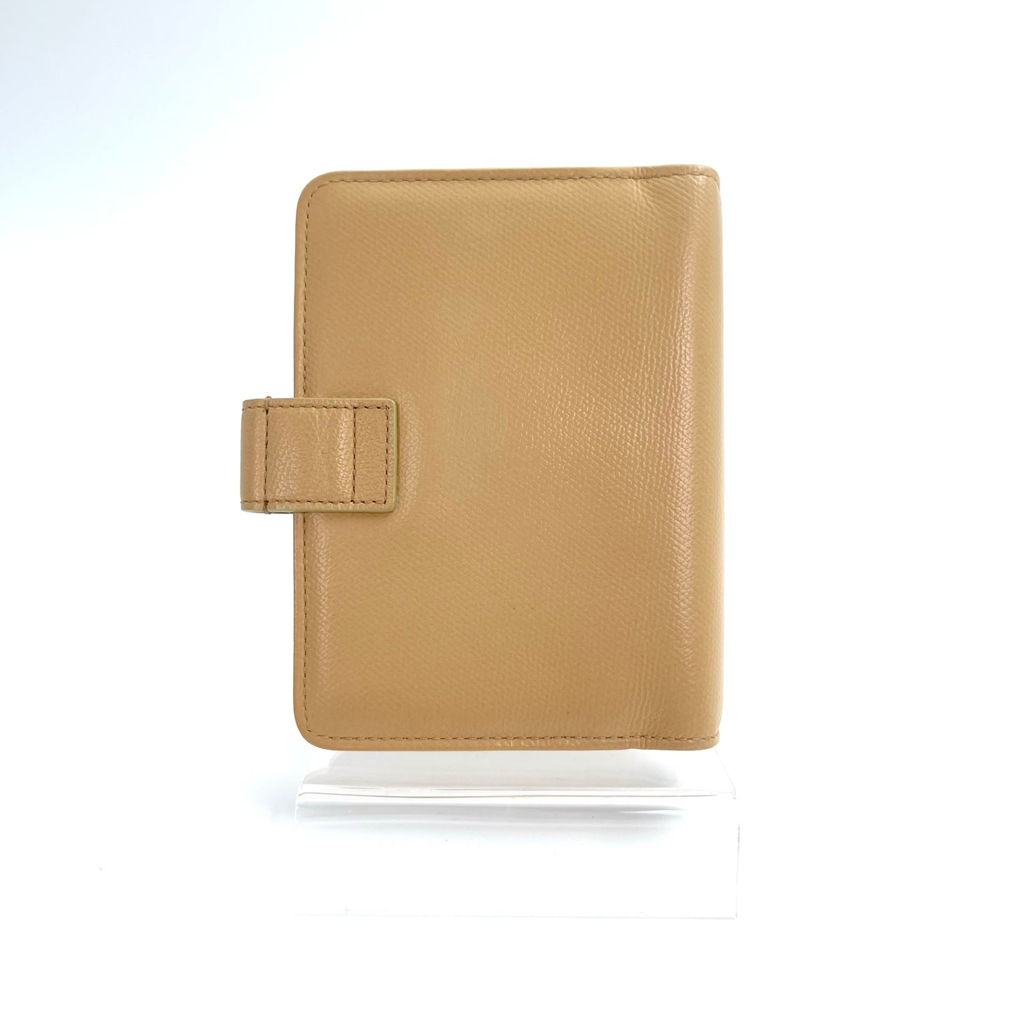 Chanel Caviar Leather CC Logo Six-Ring Agenda Cover – Khaki [Used]