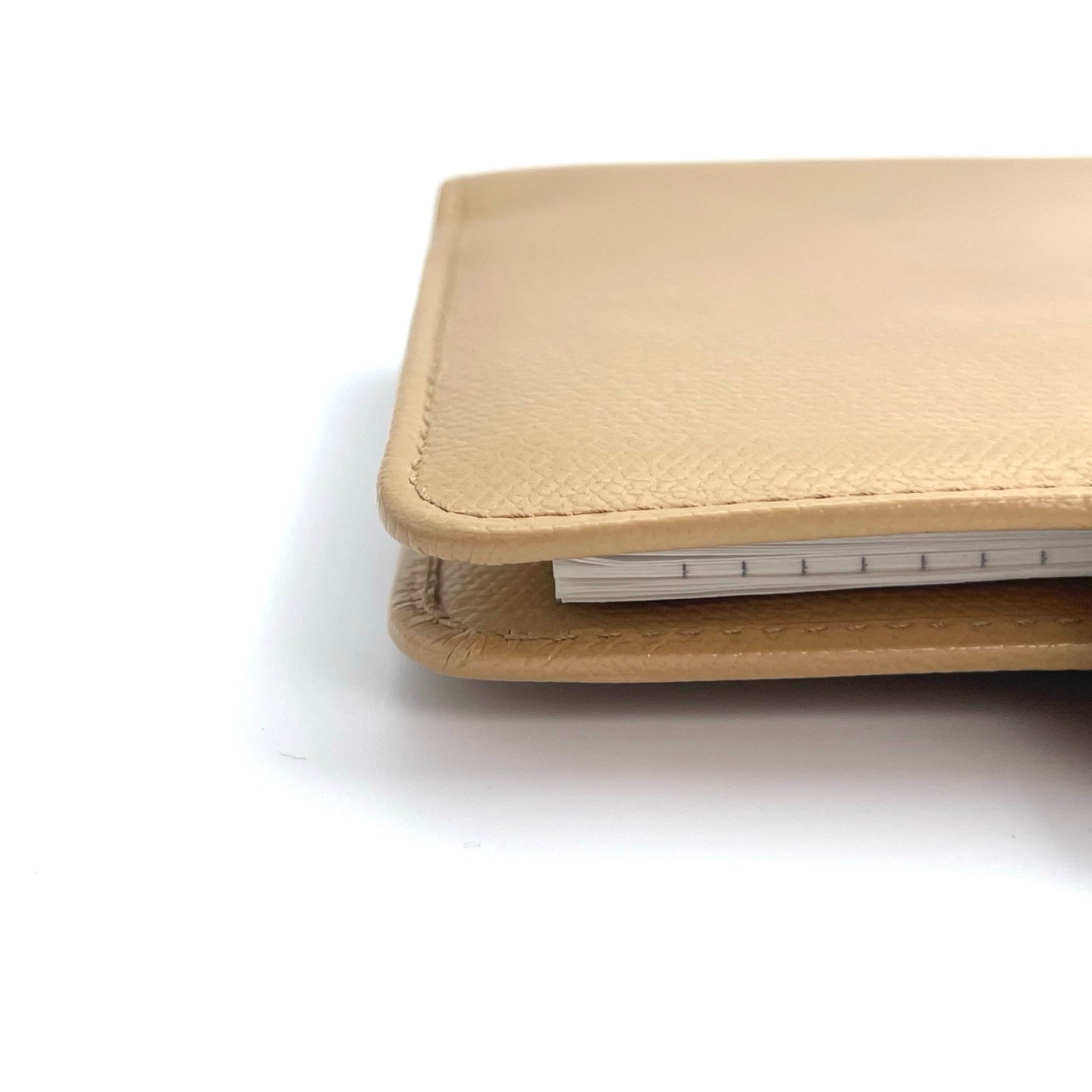 Chanel Caviar Leather CC Logo Six-Ring Agenda Cover – Khaki [Used]
