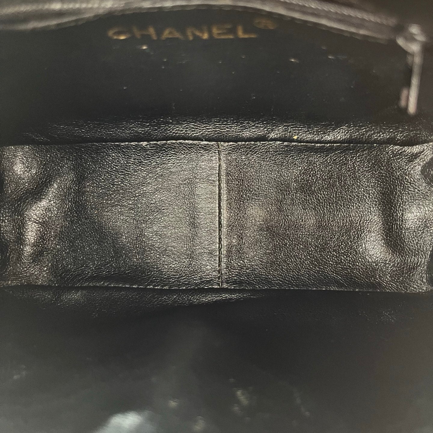 Chanel Black/Gold Lambskin Double-Sided CC Tassel Chain Camera Bag [Used]