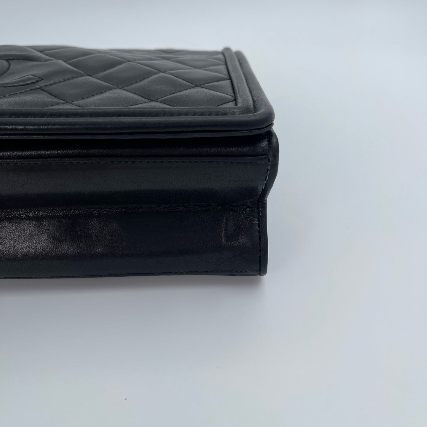 Chanel Black Quilted Lambskin Envelope Chain Shoulder Bag[Used]