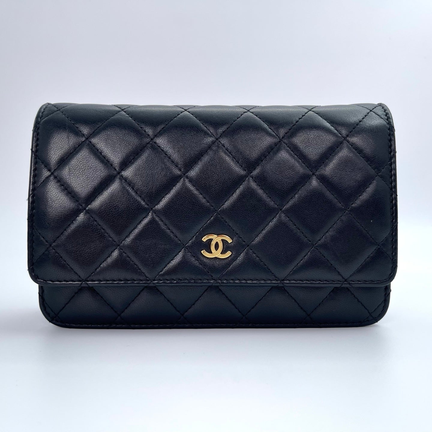 Chanel Classic WOC Black Lambskin with Gold-Tone Hardware [Used]