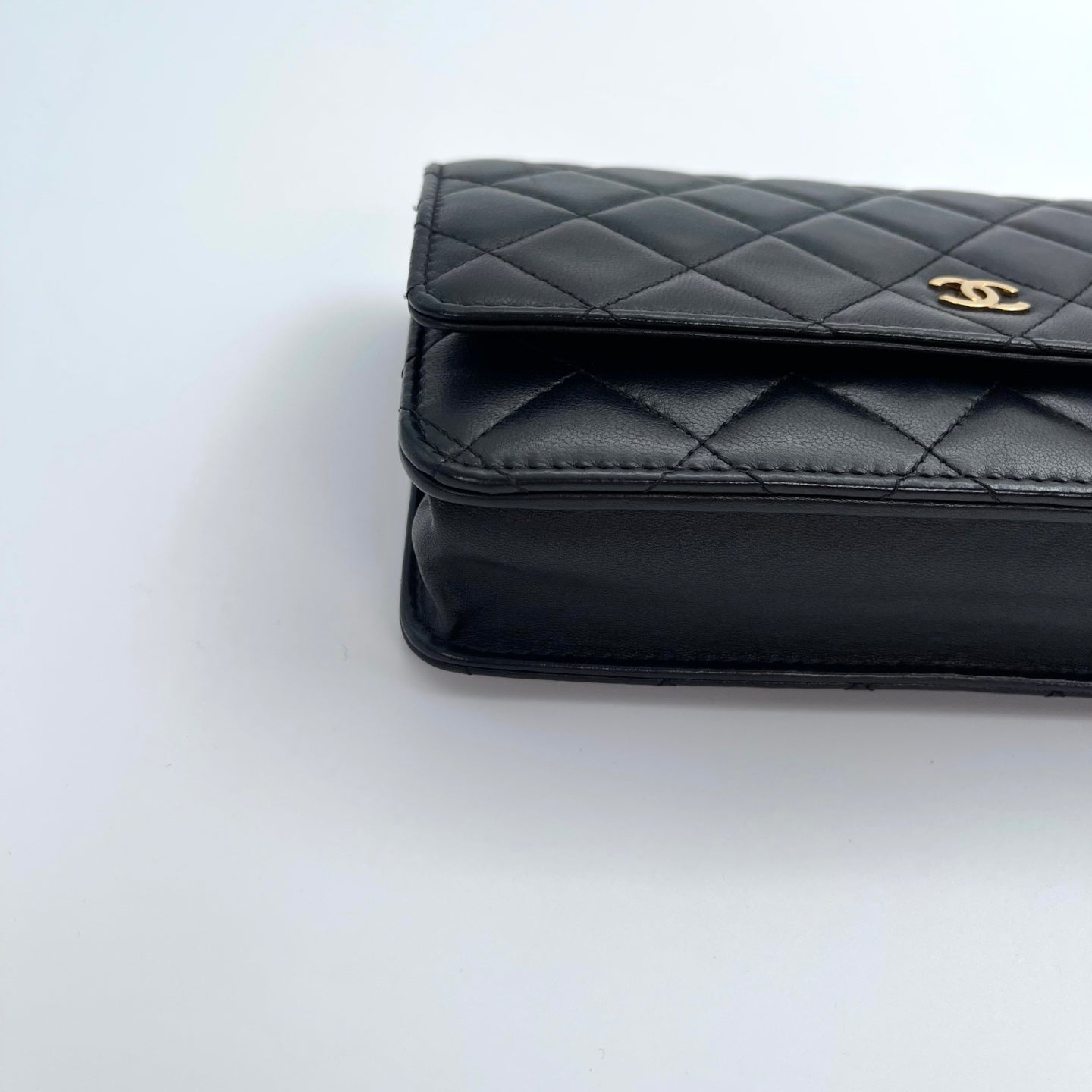 Chanel Classic WOC Black Lambskin with Gold-Tone Hardware [Used]