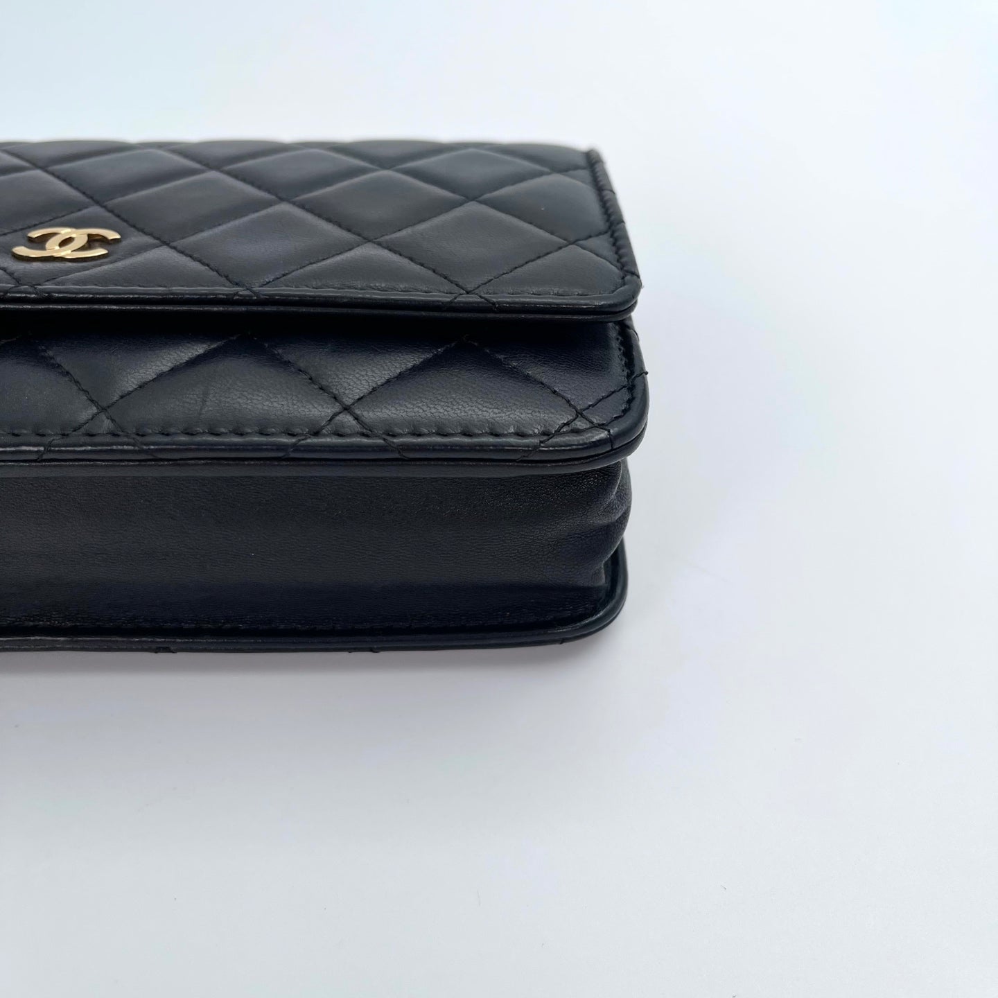 Chanel Classic WOC Black Lambskin with Gold-Tone Hardware [Used]