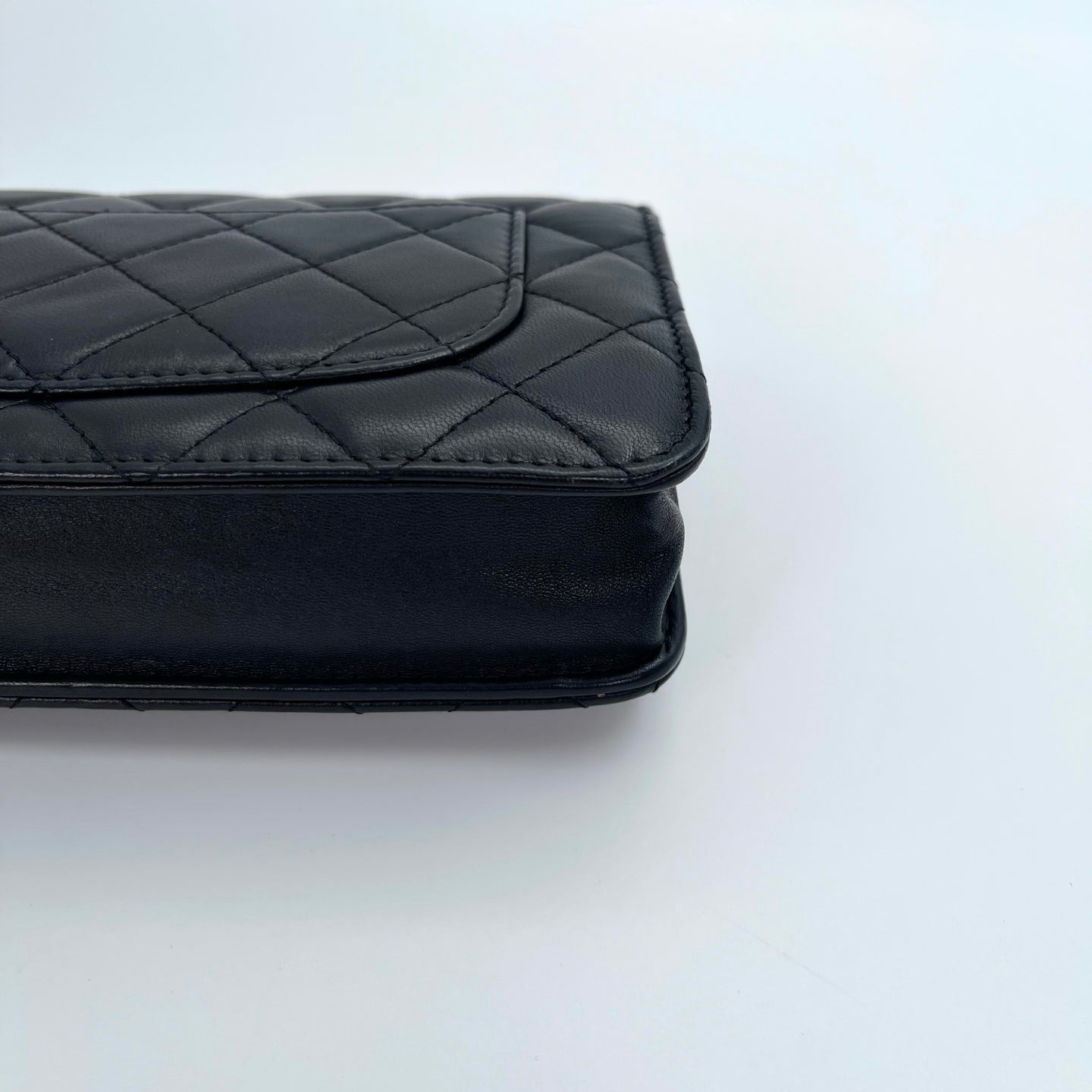 Chanel Classic WOC Black Lambskin with Gold-Tone Hardware [Used]