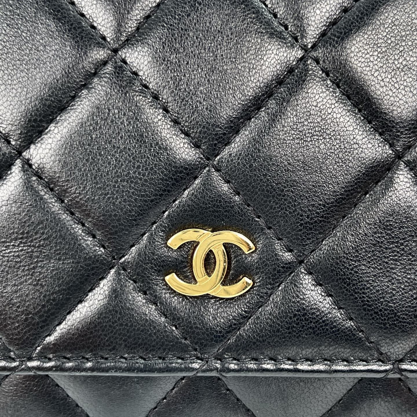 Chanel Classic WOC Black Lambskin with Gold-Tone Hardware [Used]