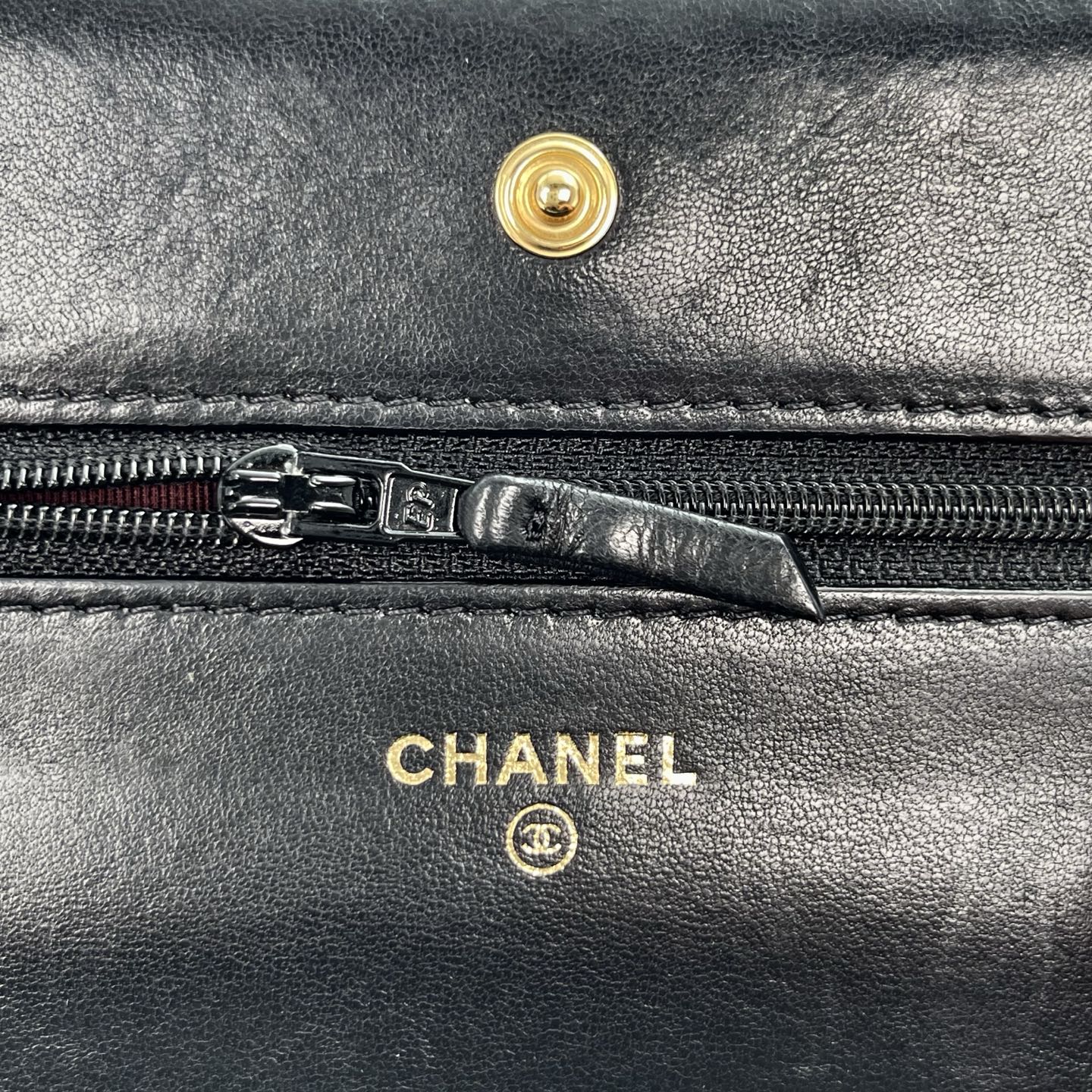 Chanel Classic WOC Black Lambskin with Gold-Tone Hardware [Used]