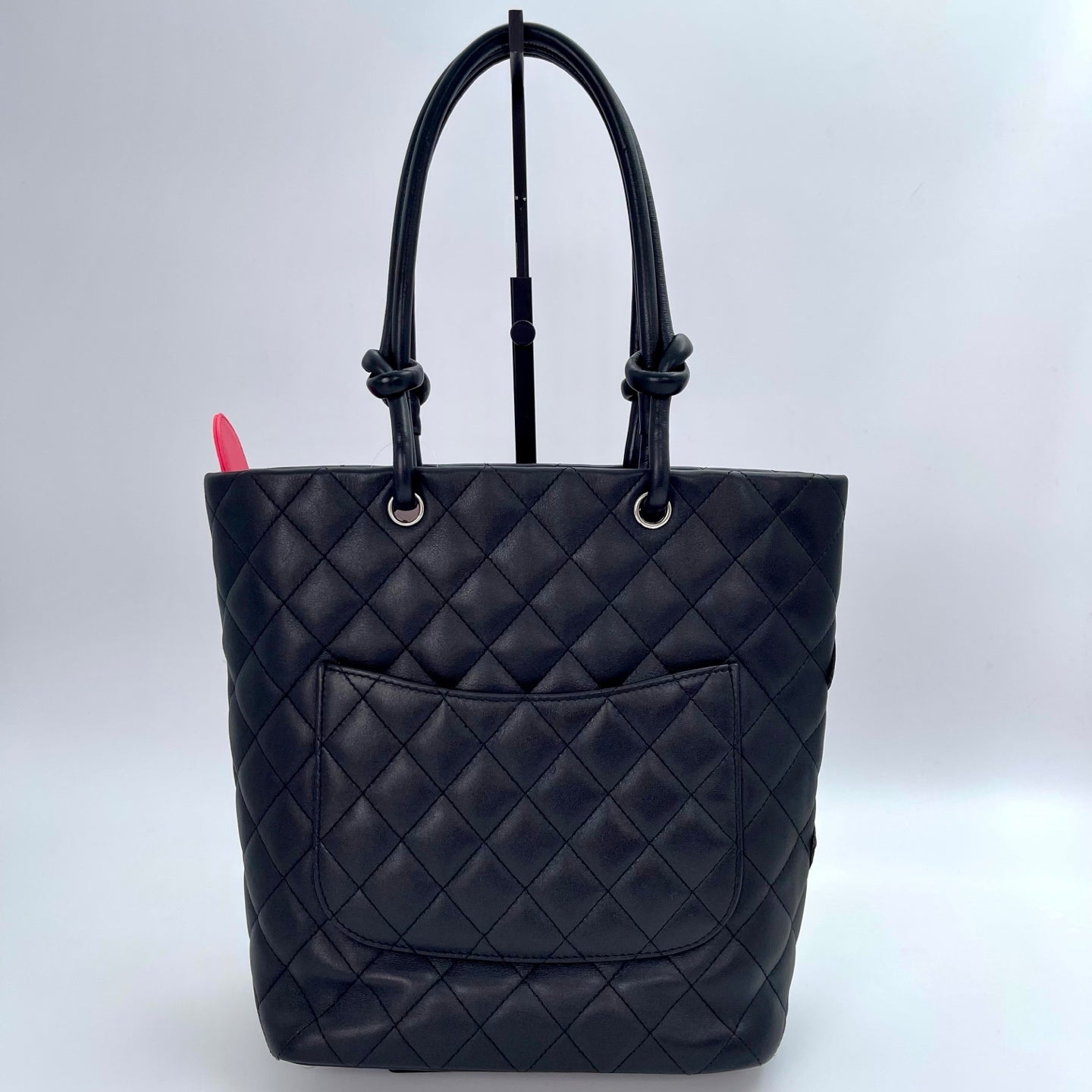 Chanel Black Calfskin Medium Cambon Tote Bag [Used]