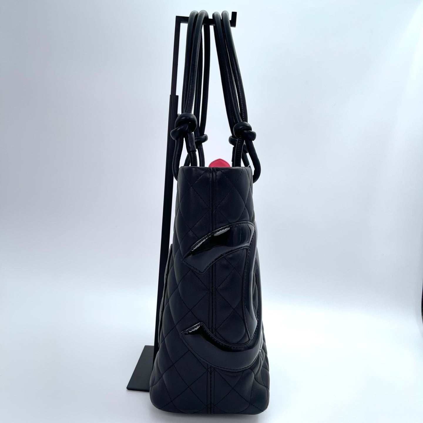 Chanel Black Calfskin Medium Cambon Tote Bag [Used]