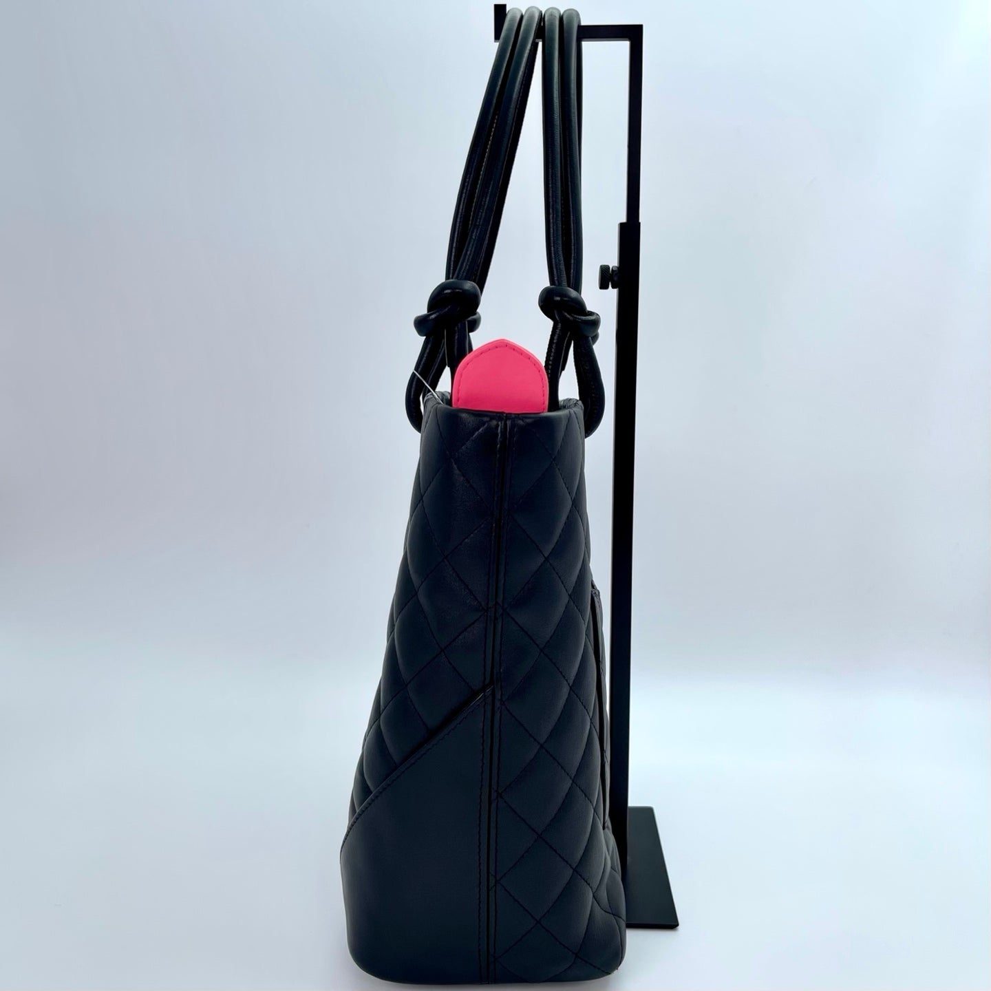 Chanel Black Calfskin Medium Cambon Tote Bag [Used]