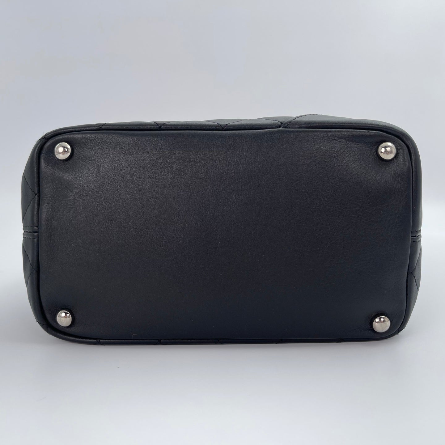 Chanel Black Calfskin Medium Cambon Tote Bag [Used]