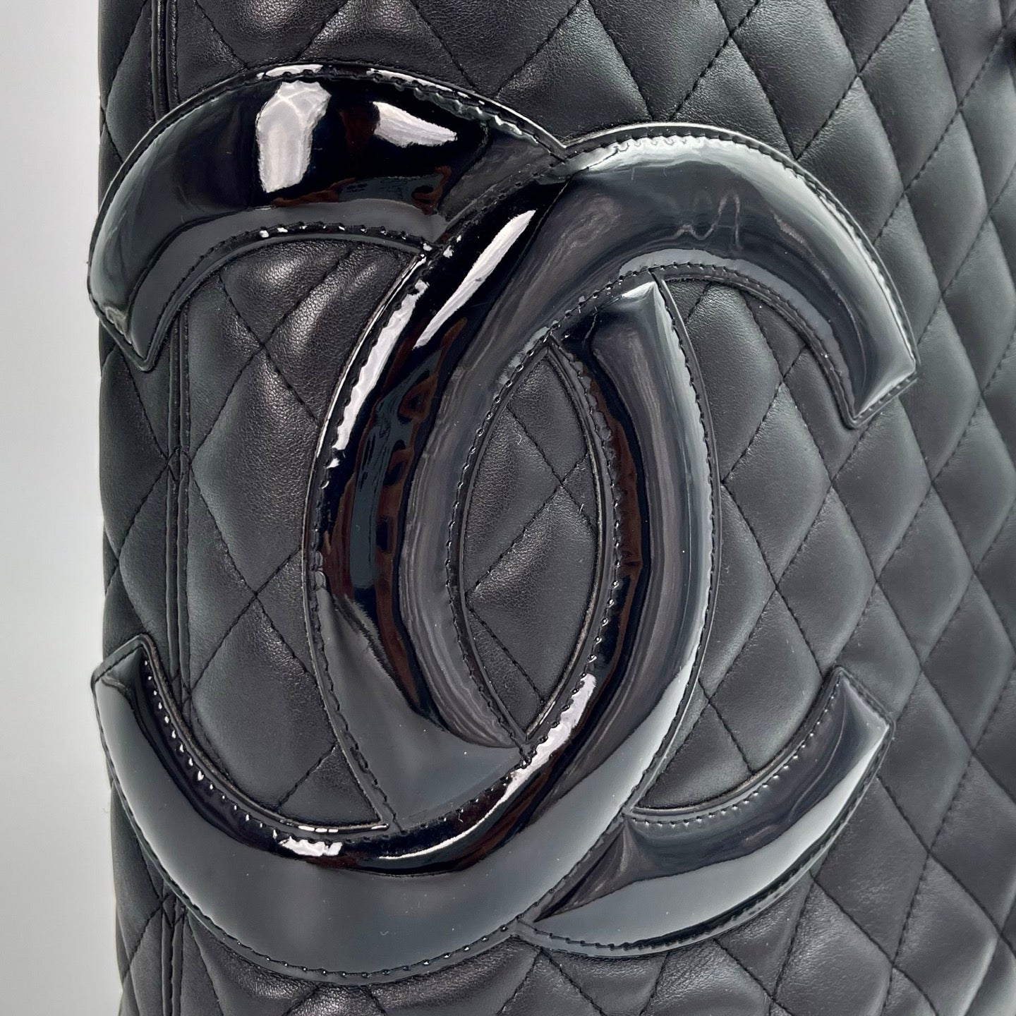 Chanel Black Calfskin Medium Cambon Tote Bag [Used]