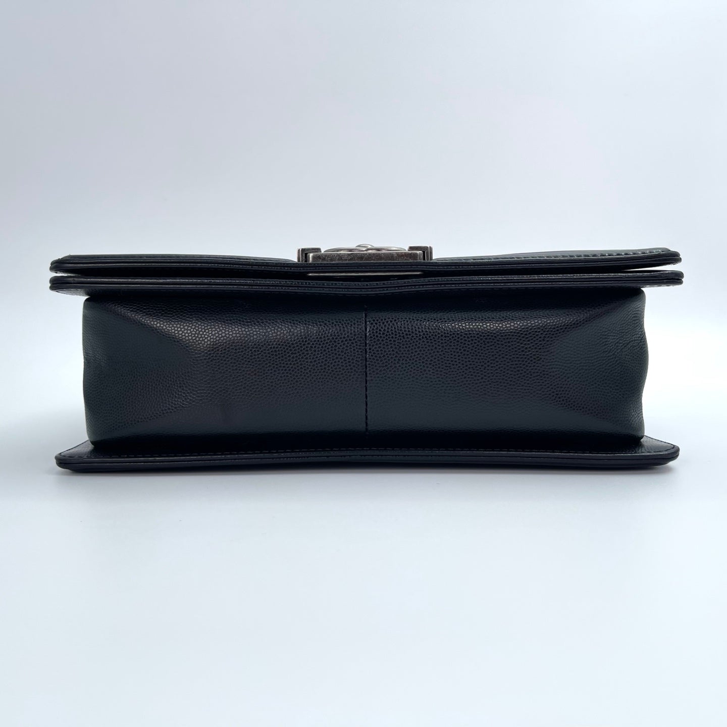 Chanel Le Boy Black Caviar Leather Medium[used]