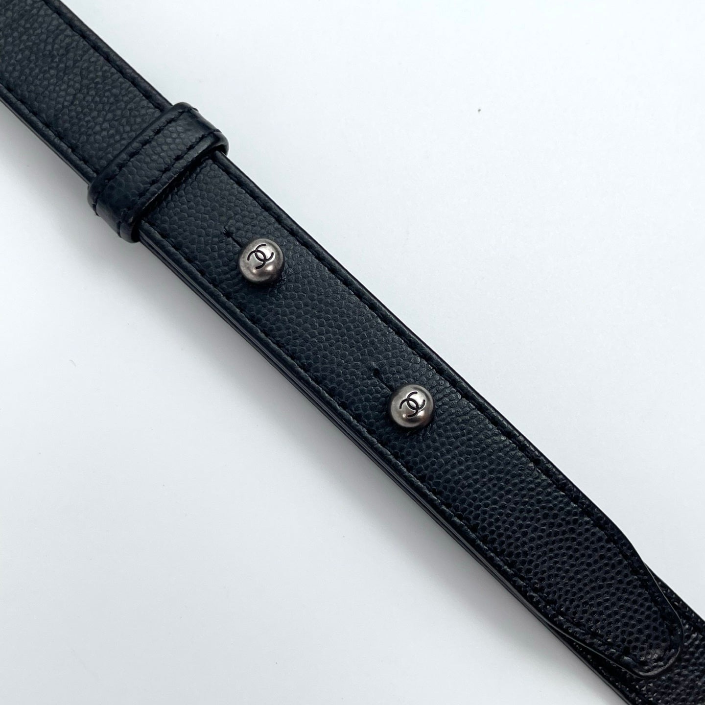 Chanel Le Boy Black Caviar Leather Medium[used]