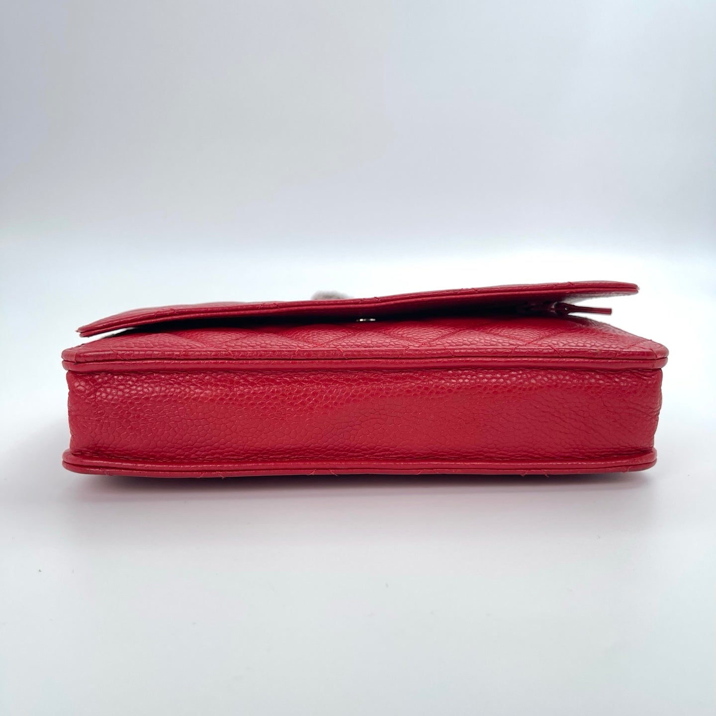 Chanel Red Caviar Leather WOC [Used]