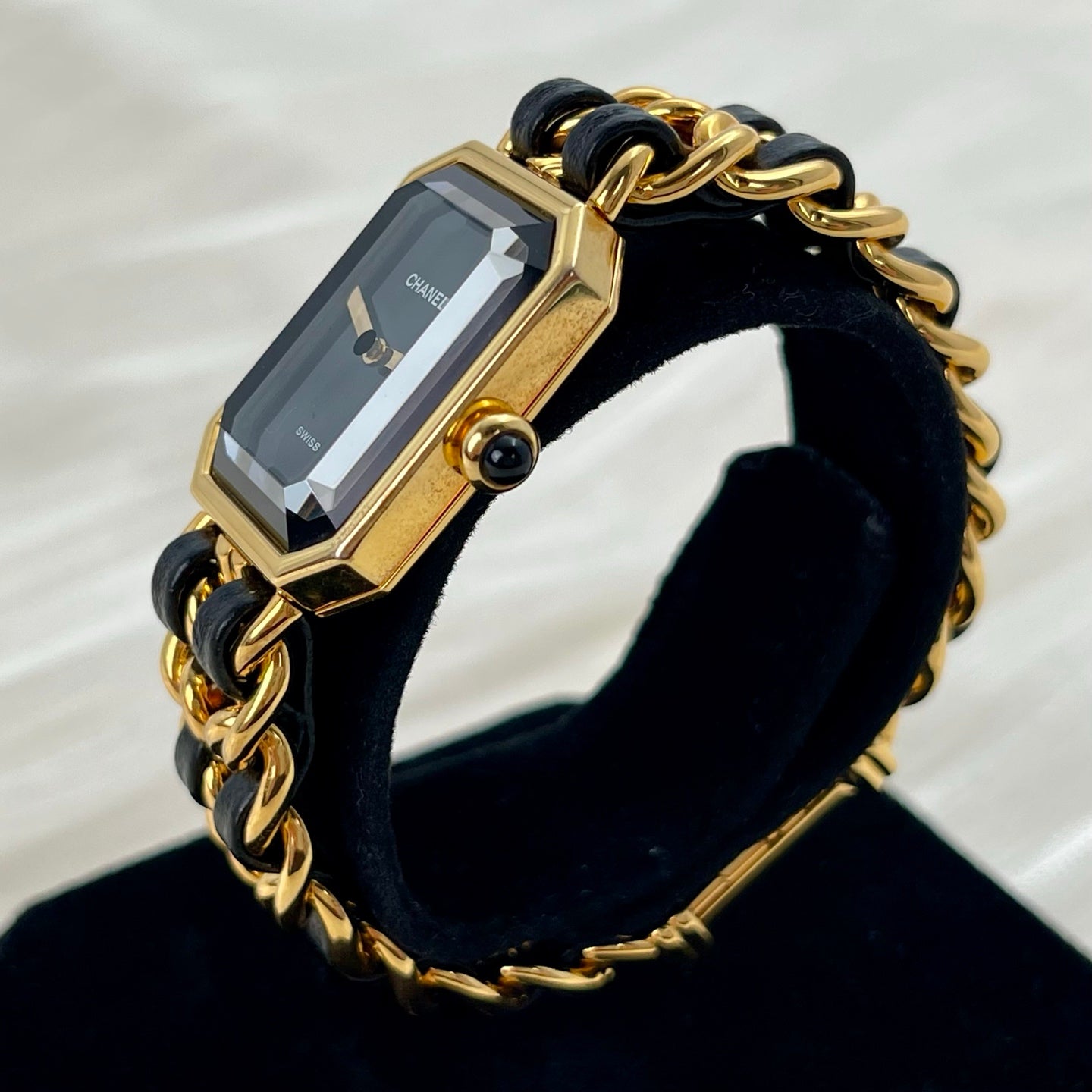 Chanel Première Black and Gold S Size Watch [Used]