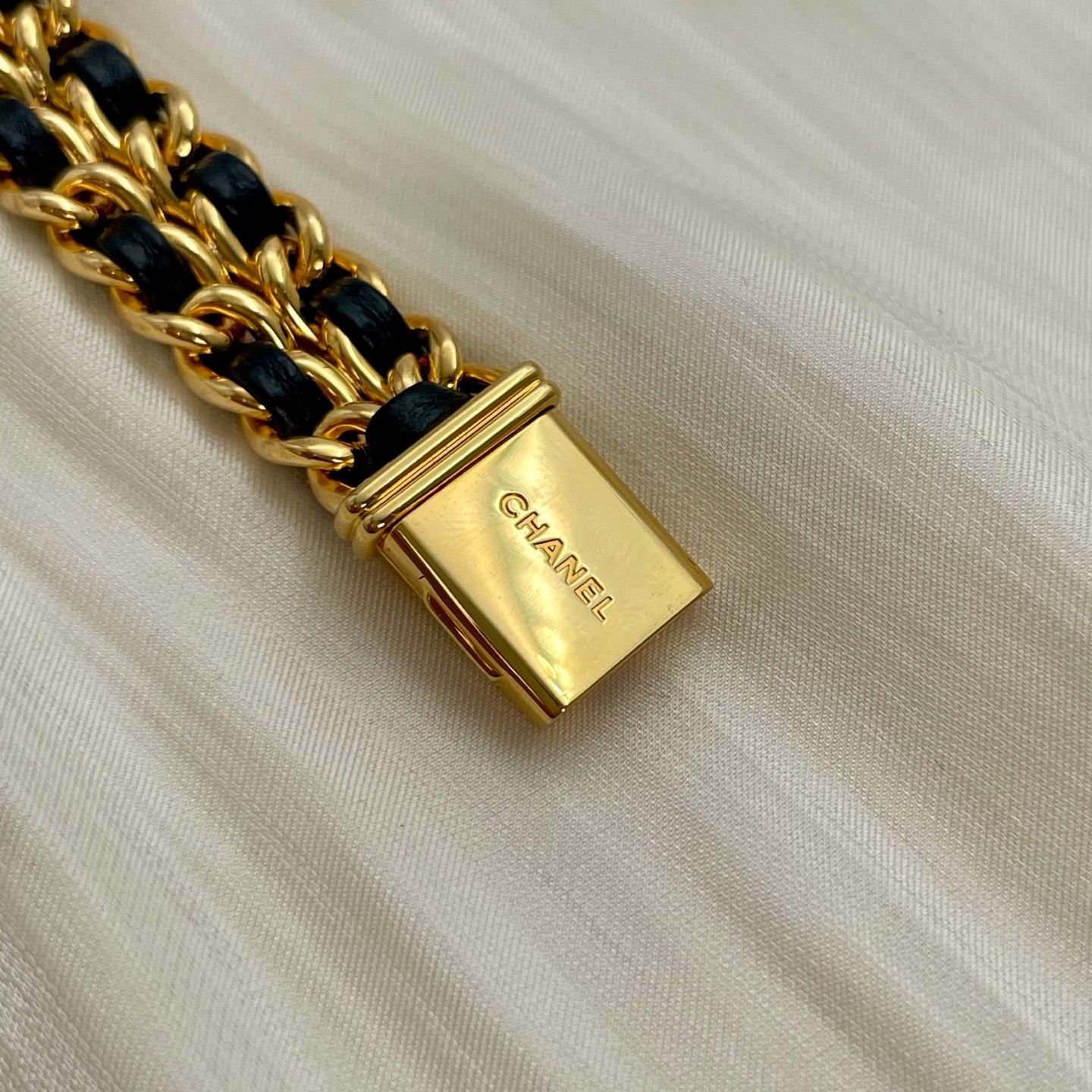 Chanel Première Black and Gold S Size Watch [Used]