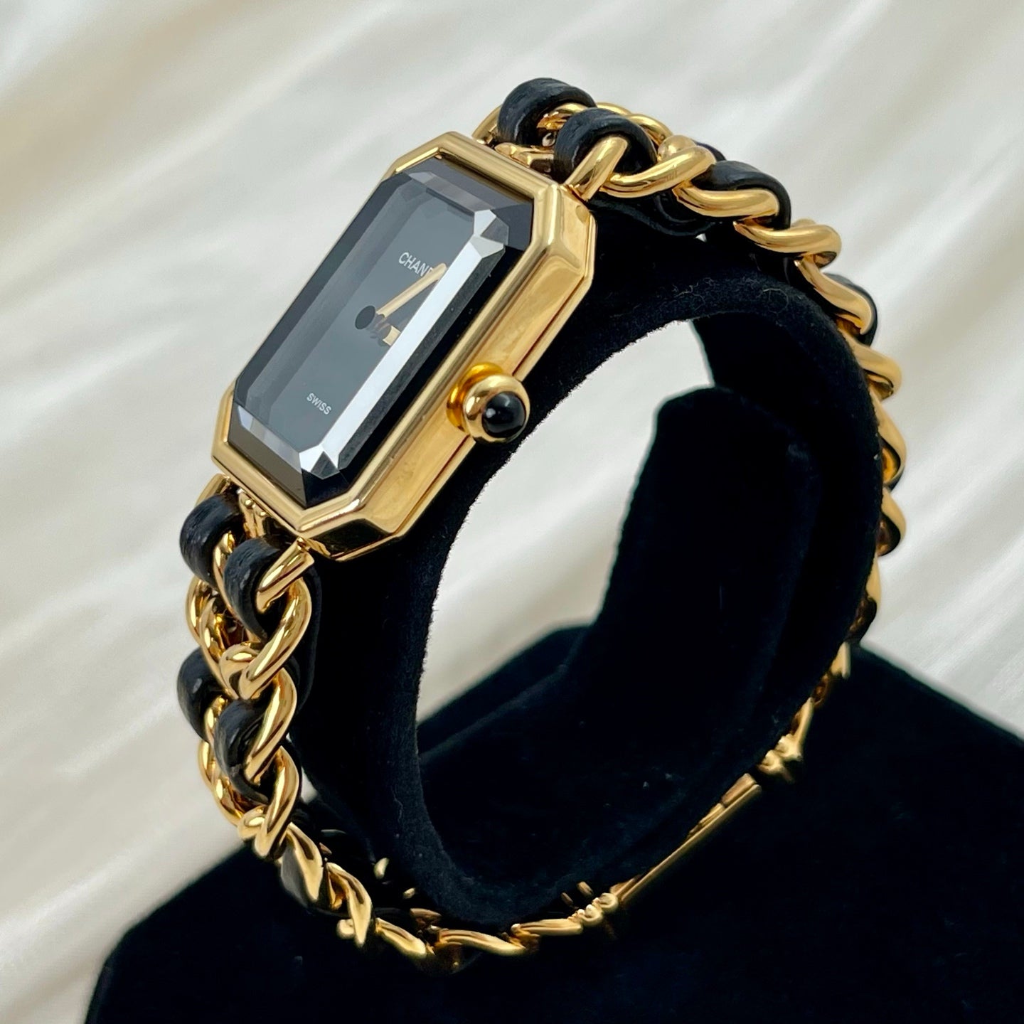 Chanel Première Black and Gold S Size Watch [Used]