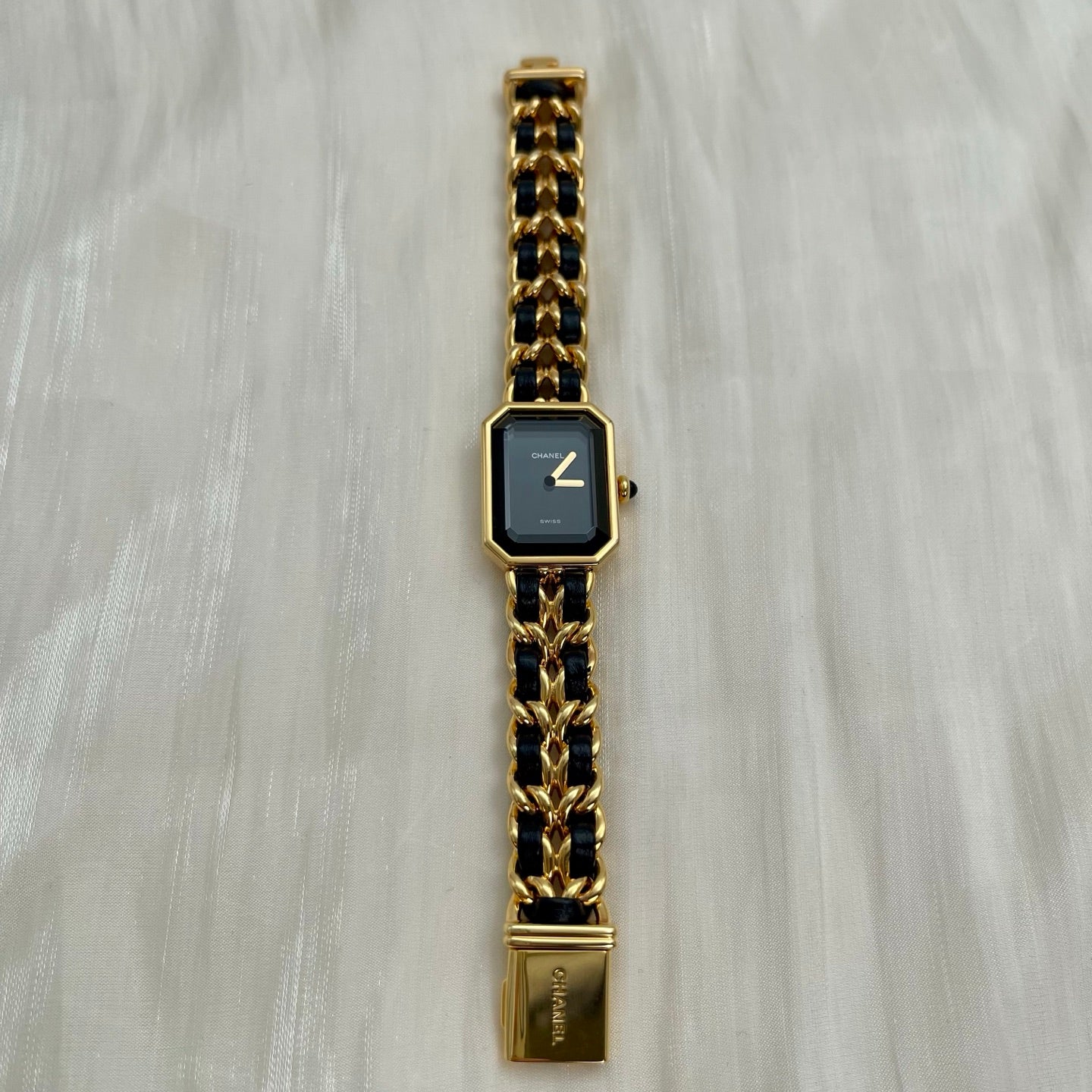 Chanel Première Black and Gold S Size Watch [Used]
