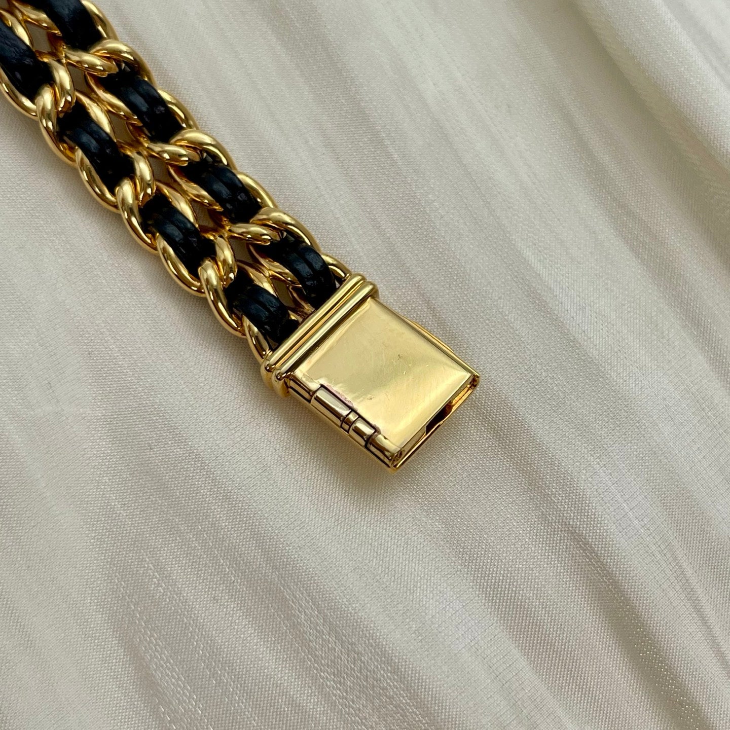 Chanel Première Black and Gold S Size Watch [Used]