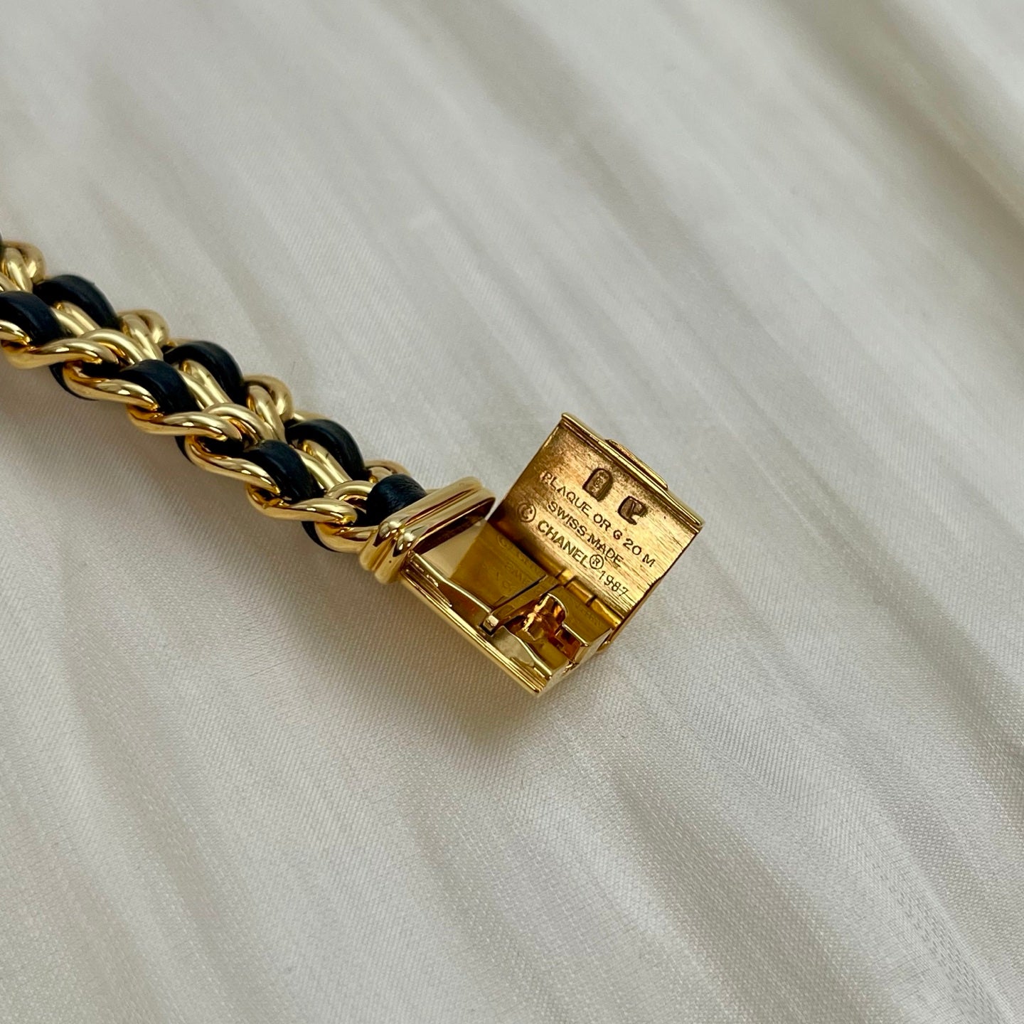 Chanel Première Black and Gold S Size Watch [Used]