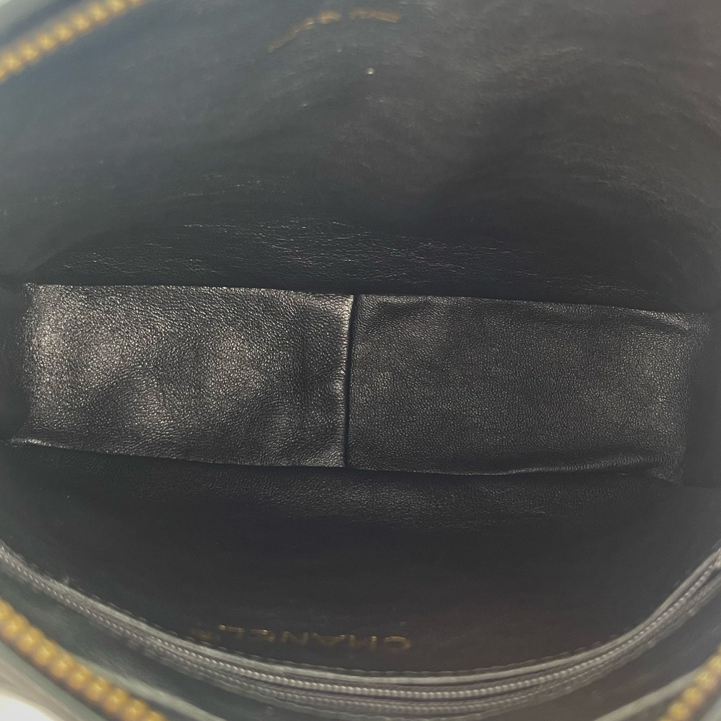 Chanel Black Lambskin Matelassé Fringe Chain Shoulder Bag [Used]