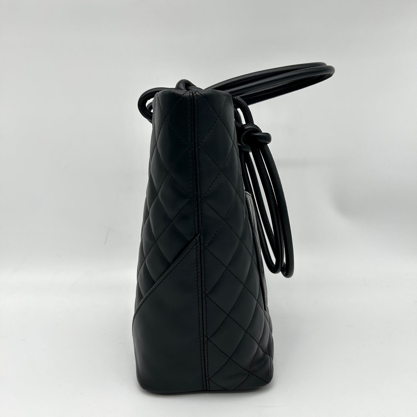 Chanel Black & White Cambon Small Tote Bag [Used]