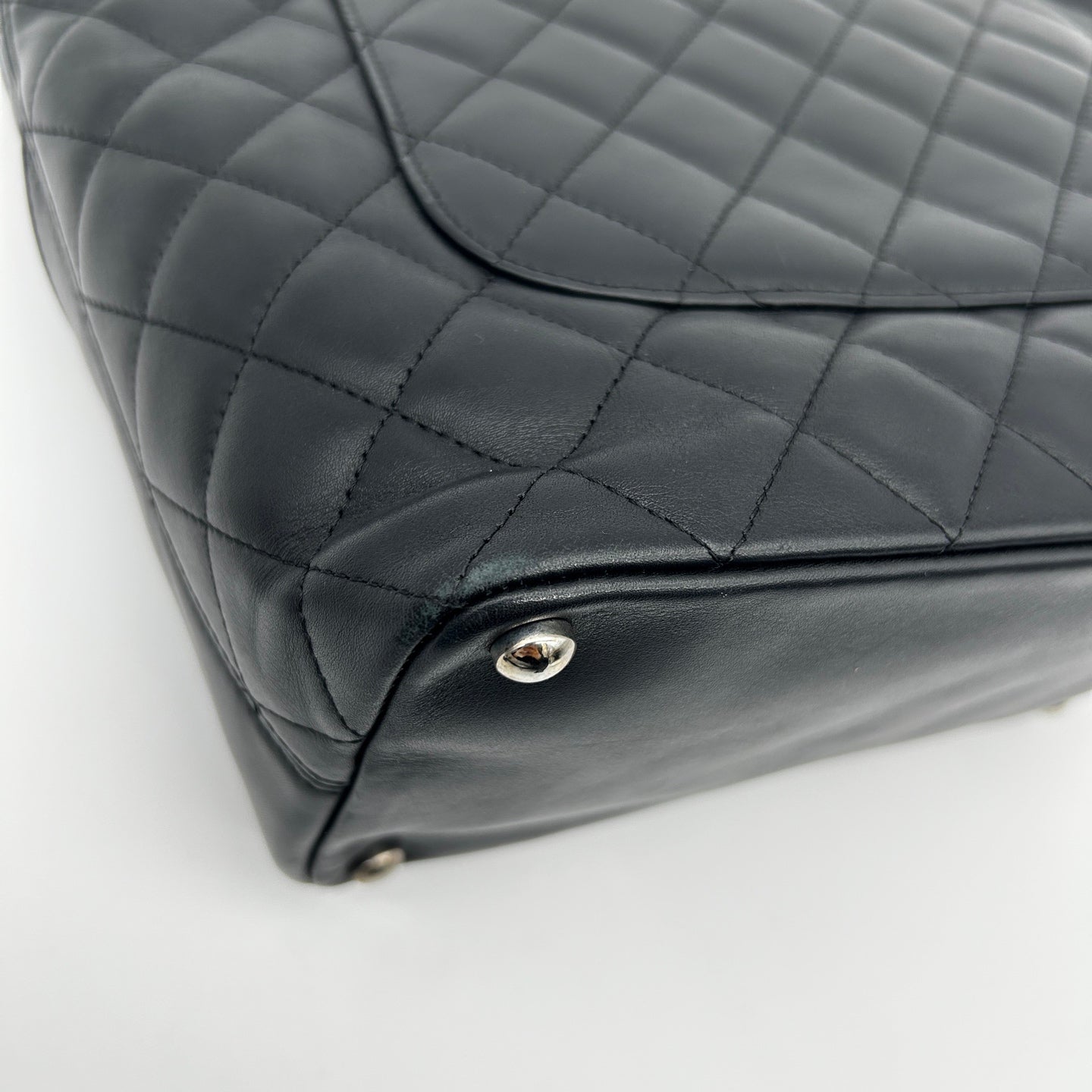 Chanel Black & White Cambon Small Tote Bag [Used]