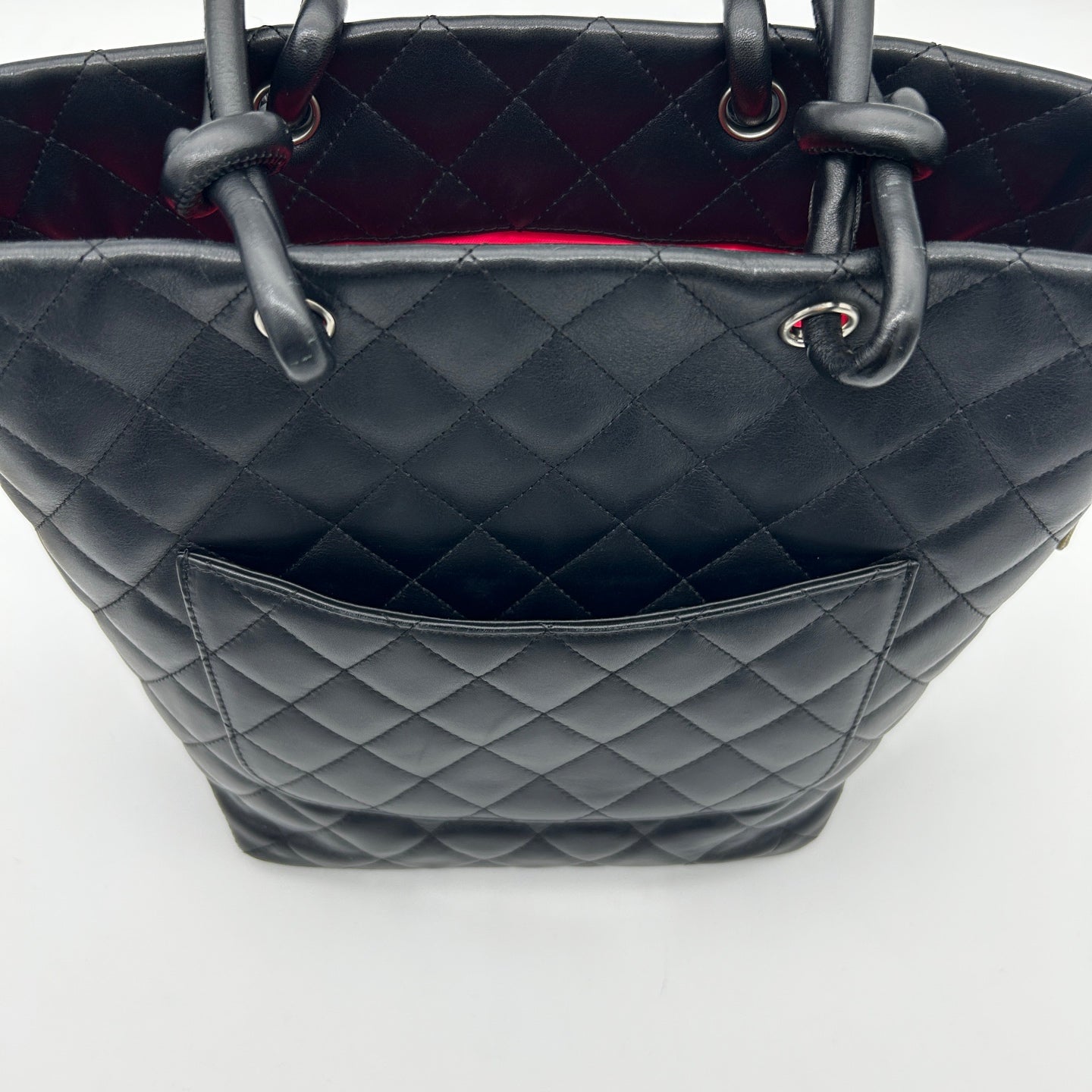 Chanel Black & White Cambon Small Tote Bag [Used]
