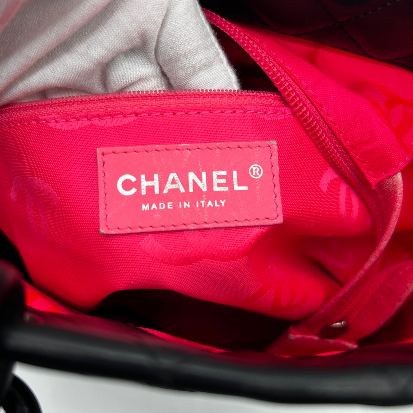 Chanel Black & White Cambon Small Tote Bag [Used]
