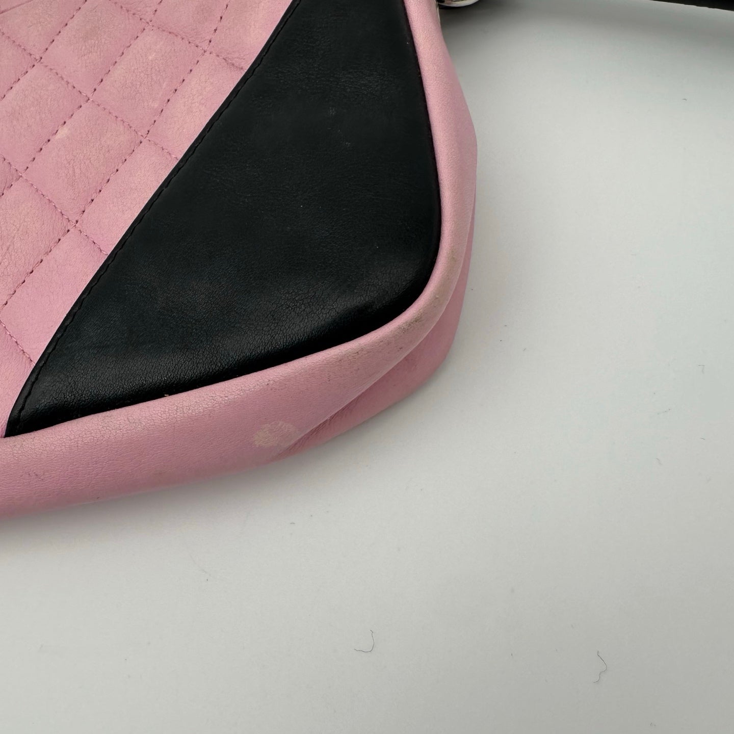 Chanel Pink & Black Cambon Mini Pillow Shoulder Bag [Used]