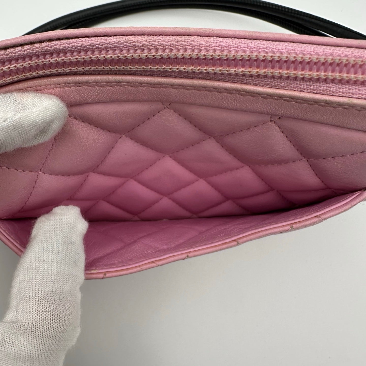 Chanel Pink & Black Cambon Mini Pillow Shoulder Bag [Used]