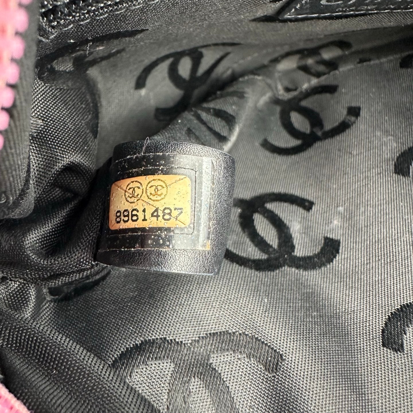 Chanel Pink & Black Cambon Mini Pillow Shoulder Bag [Used]