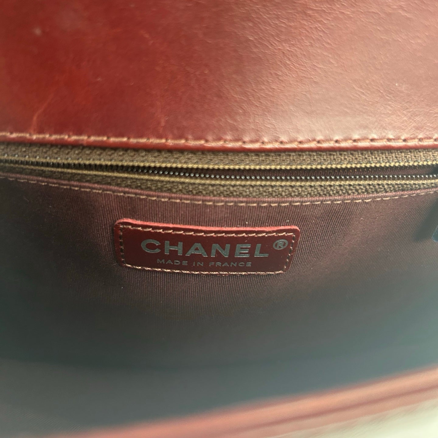 Chanel Salzburg Limited Edition Burgundy Calfskin Le Boy Shoulder Bag [Used]