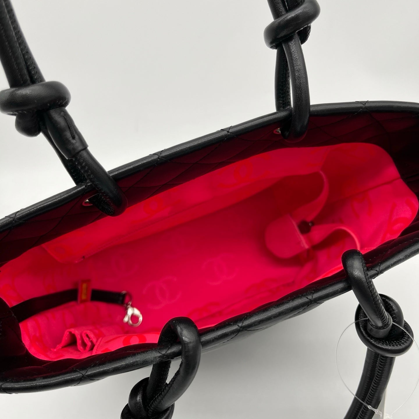 Chanel All-Black Cambon Small Basket Tote with Gold-Tone Hardware [Used]