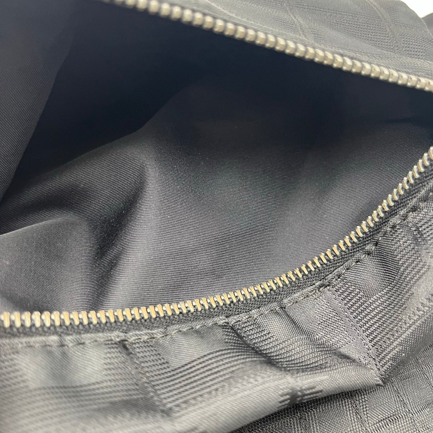 Chanel Black Quilted Nylon 2-Way Tote Bag with Pouch [Used]