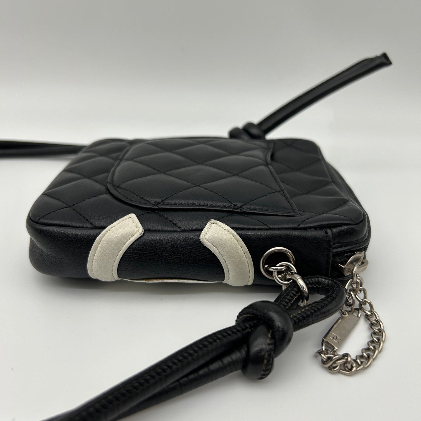 Chanel Black & White Cambon Camera Crossbody Bag [Used]