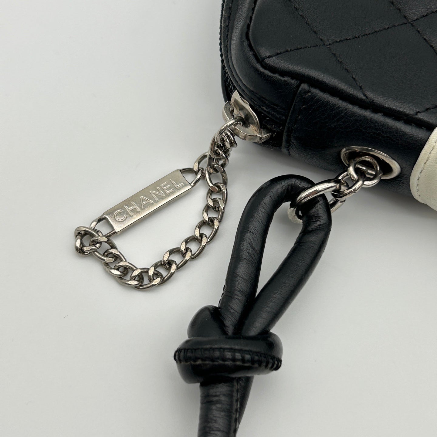 Chanel Black & White Cambon Camera Crossbody Bag [Used]