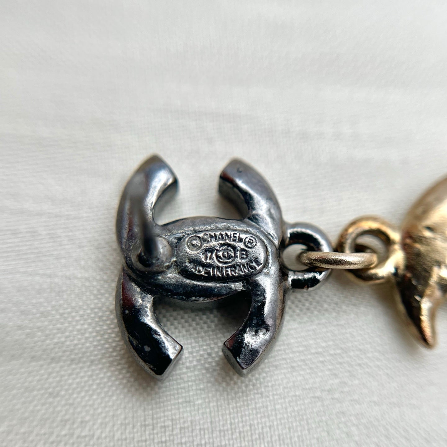 Chanel Moon & Star Rhinestone Drop Earrings[Used]