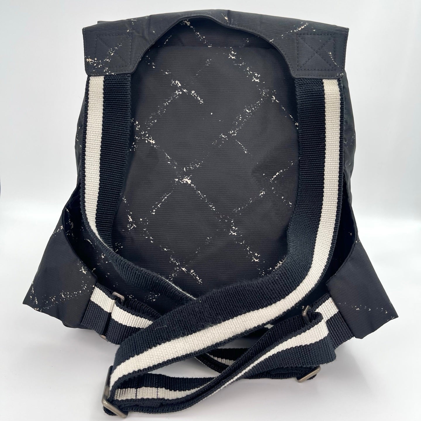 Chanel Black Matelassé Travel Line Nylon Backpack [Used]