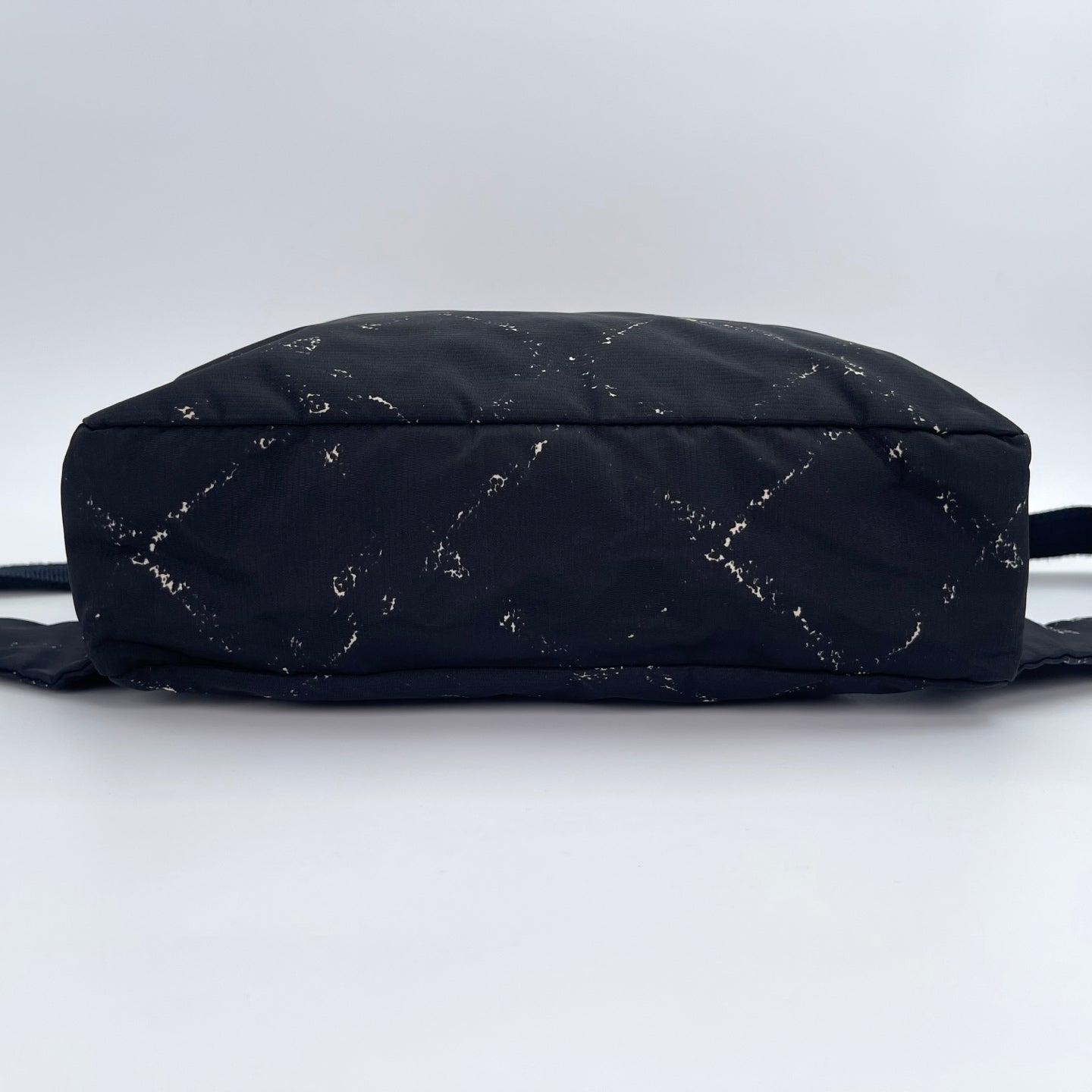 Chanel Black Matelassé Travel Line Nylon Backpack [Used]
